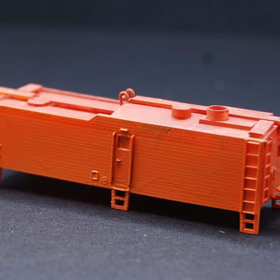 Heat Tender N Scale Train Parts & Design